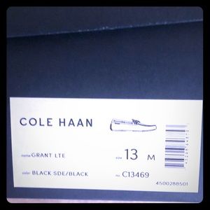 Cole Haan, black suede, driving shoes, size 13